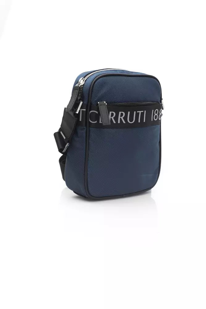 Blue Nylon Women Crossbody Bag