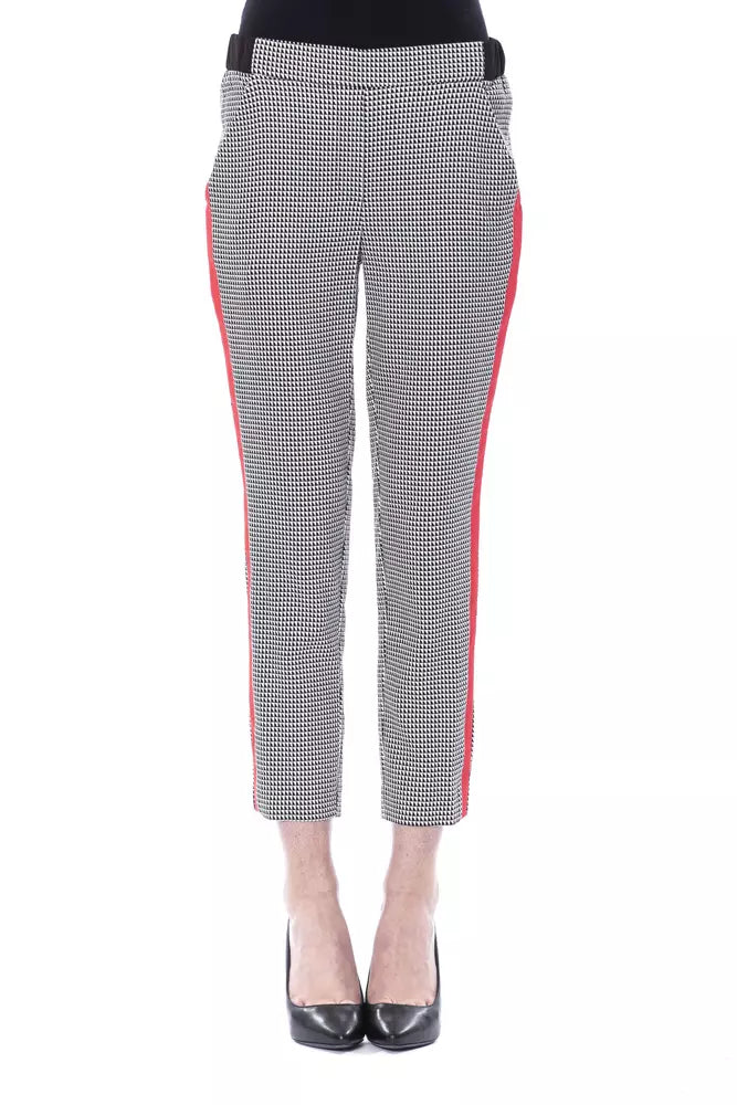 Schwarze Viskosehose für Damen