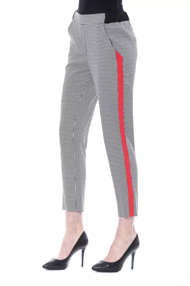 Schwarze Viskosehose für Damen