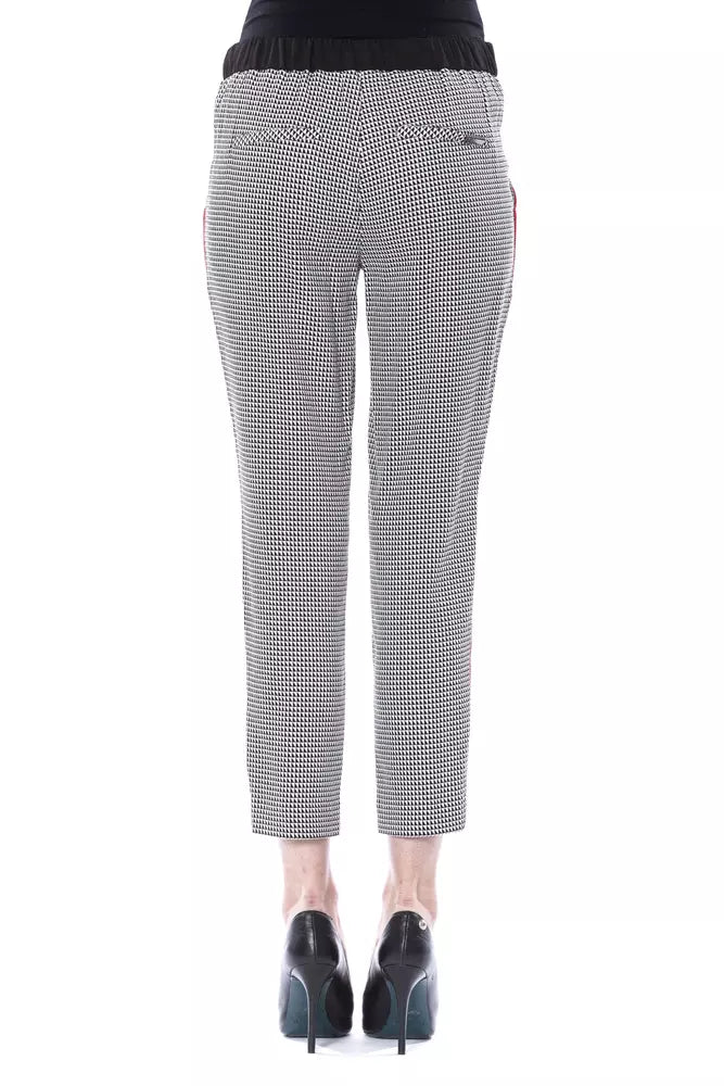 Schwarze Viskosehose für Damen