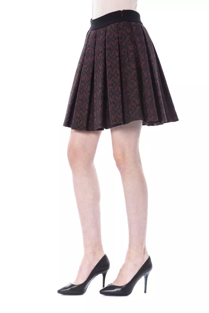 Brauner Baumwollrock für Damen
