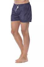 Blaue Badehose aus Polyester für Herren