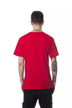 Rotes Herren-T-Shirt aus Baumwolle