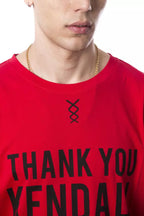 Red Cotton Men's T-Shirt