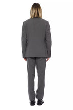Herrenblazer aus grauer Wolle