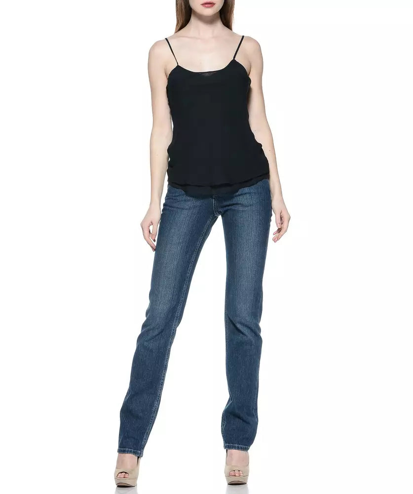 Damen-Jeans aus blauer Baumwolle