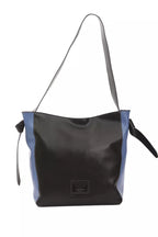 Schwarze Schultertasche aus Leder für Damen