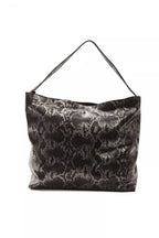 Graue Damen-Schultertasche aus Leder