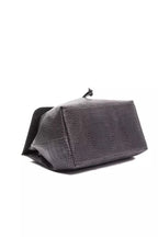 Graue Damen-Schultertasche aus Leder