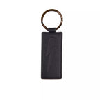 Blue Leather Men's Keychain
