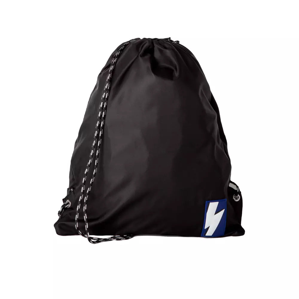 Herrenrucksack aus schwarzem Nylon