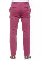 Herrenhose aus Baumwolle in Fuchsia