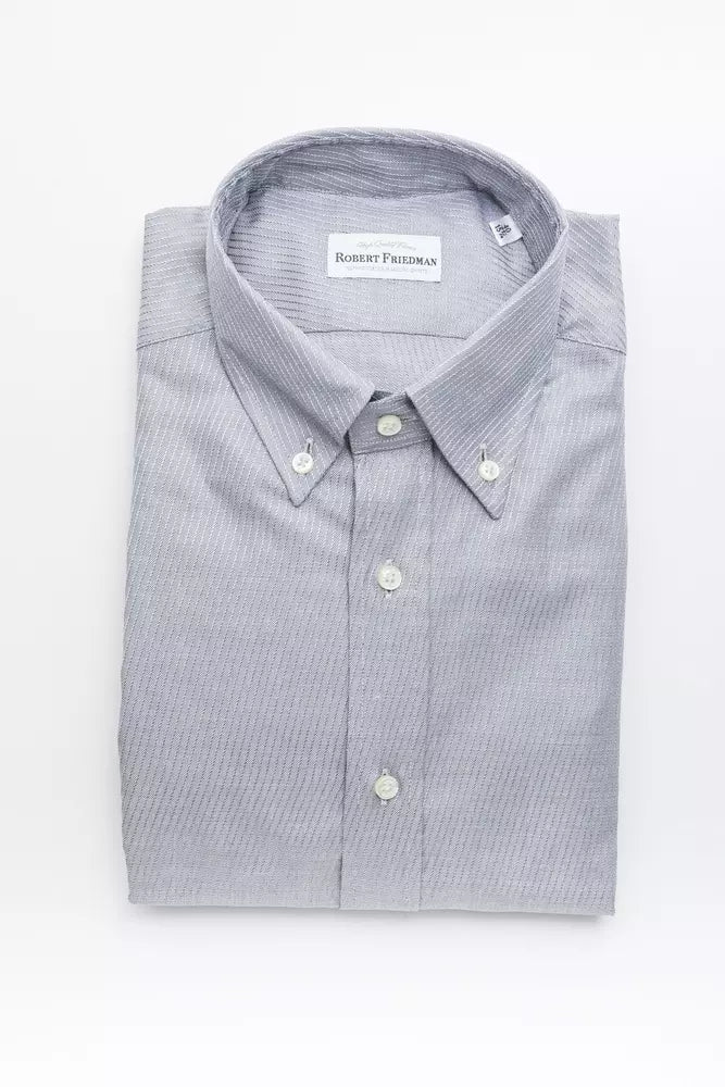 Men's Beige Cotton Shirt