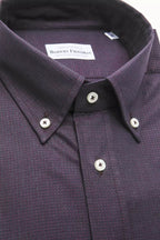 Camicia Nera da Uomo in Cotone