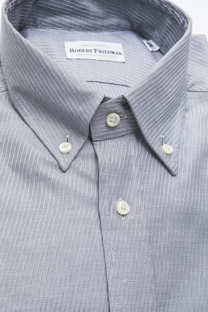 Men's Beige Cotton Shirt
