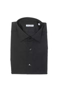 Grey Cotton Men Shirt