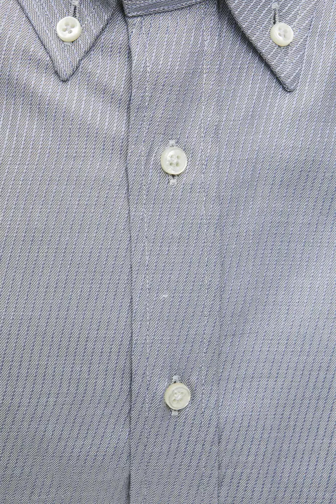 Men's Beige Cotton Shirt