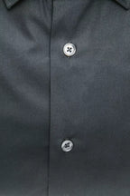 Black Cotton Men's Shirt