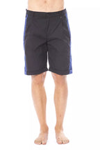 Schwarze Baumwoll-Herren-Freizeit-Shorts