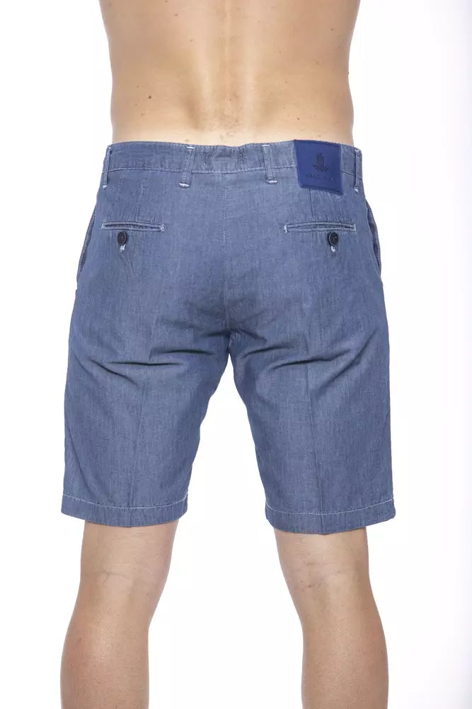 Pantaloncini di cotone blu