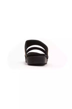 Goldene Textil-Sandalen für Damen