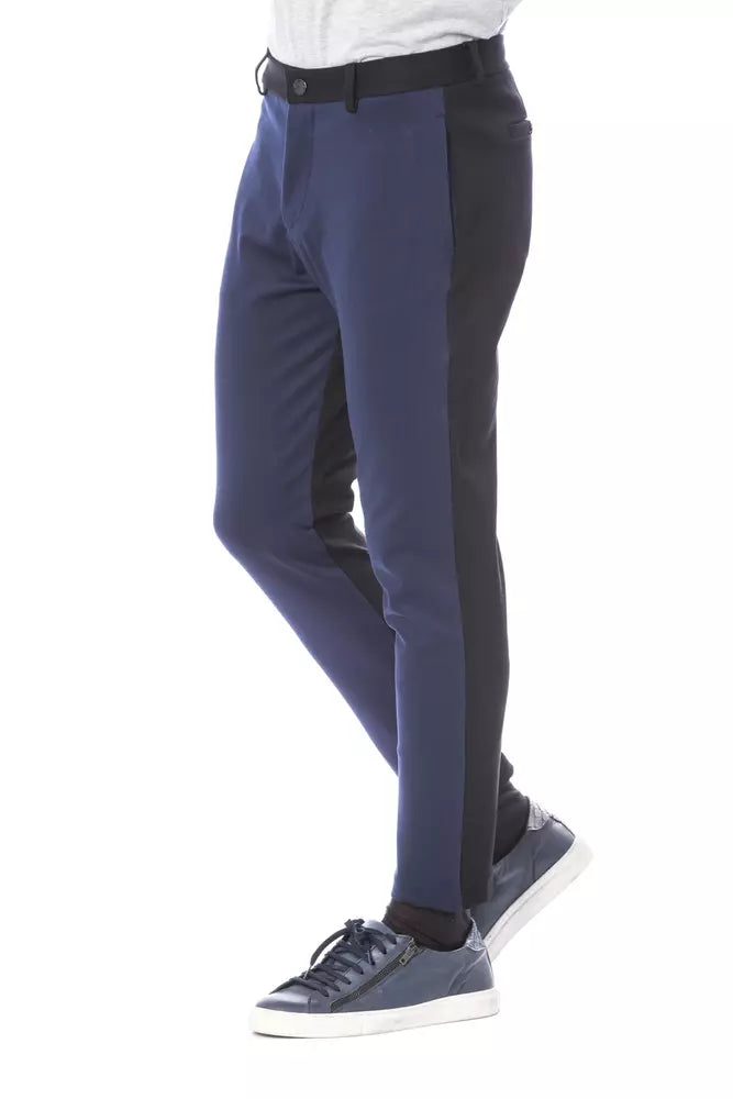 Herrenhose aus Viskose in Blau