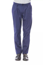Blaue Herren Chino aus Baumwolle