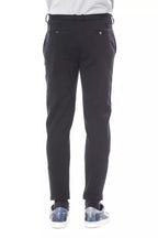 Herrenhose aus Viskose in Blau
