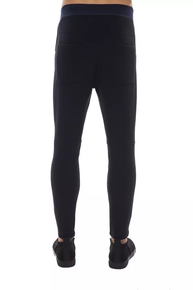 Herrenhose aus schwarzer Viskose