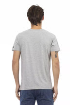 Gray Cotton Men's T-Shirt