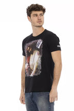 Herren T-Shirt aus schwarzer Baumwolle