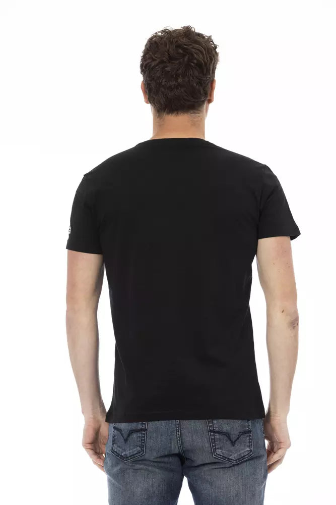 Herren T-Shirt aus schwarzer Baumwolle