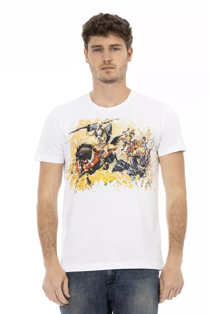Herren T-Shirt aus weißer Baumwolle