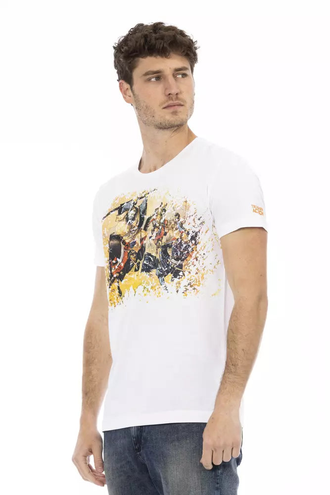 Herren T-Shirt aus weißer Baumwolle