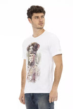 Weißes Herren-T-Shirt aus Baumwolle