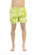 Pantaloncini da Bagno da Uomo in Poliestere Verde