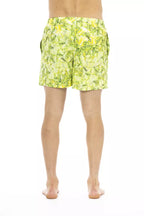 Pantaloncini da Bagno da Uomo in Poliestere Verde
