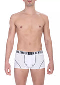 Herren Trunk Unterwäsche Multipack aus weißer Baumwolle