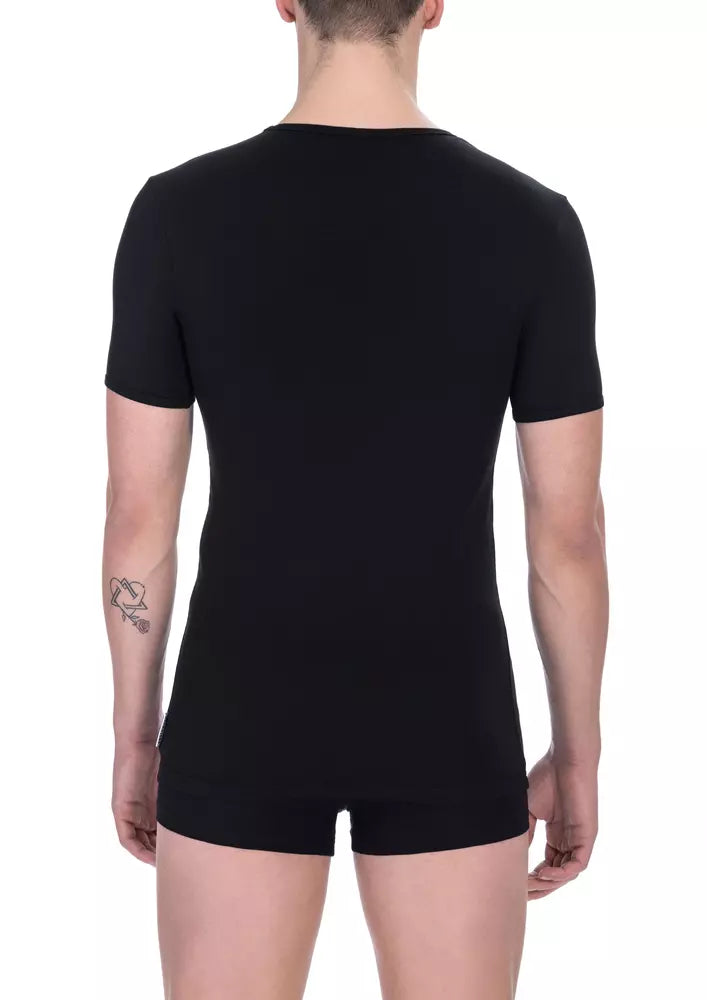 Herren T-Shirt aus schwarzer Baumwolle