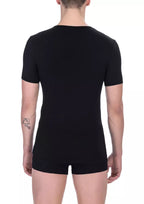 Herren T-Shirt aus schwarzer Baumwolle