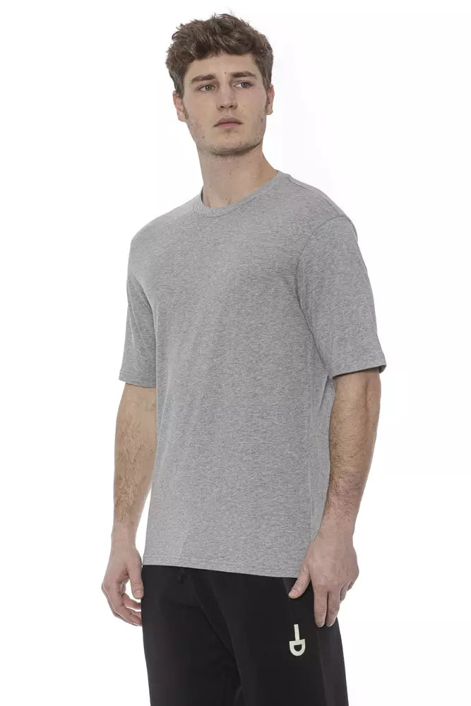 Graues Baumwoll-Herren-T-Shirt