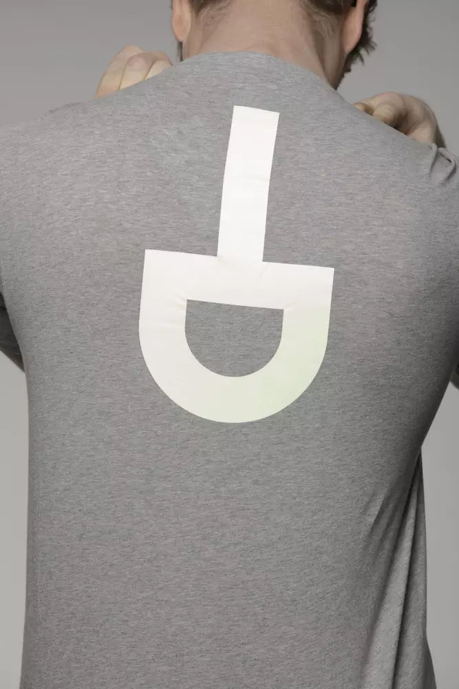 Graues Baumwoll-Herren-T-Shirt