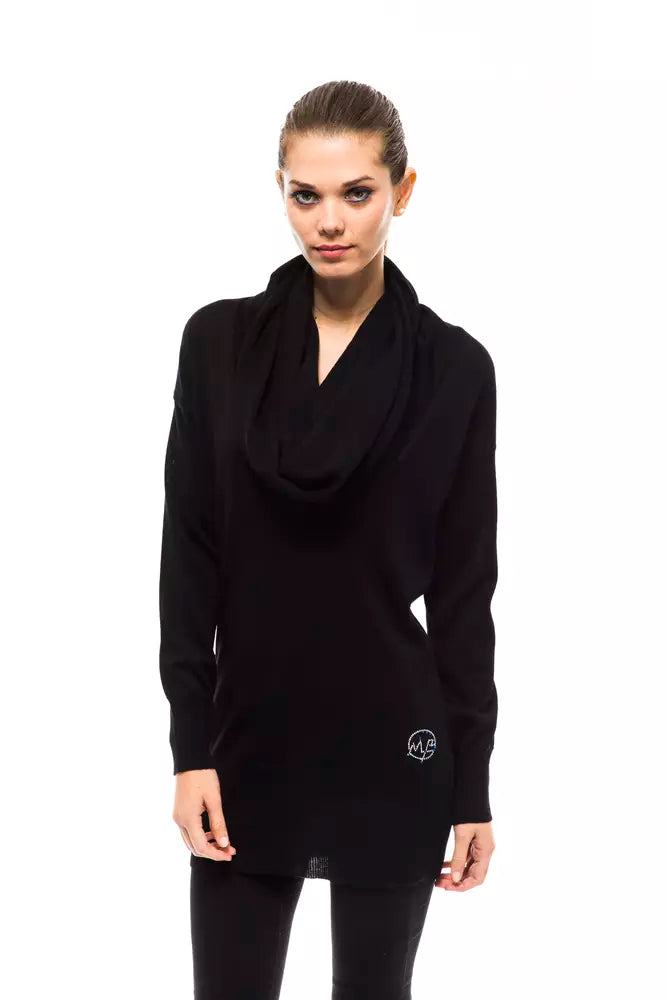 Maglione nero in lana