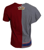 Red Gray Two Model DG Angel Crewneck T-Shirt