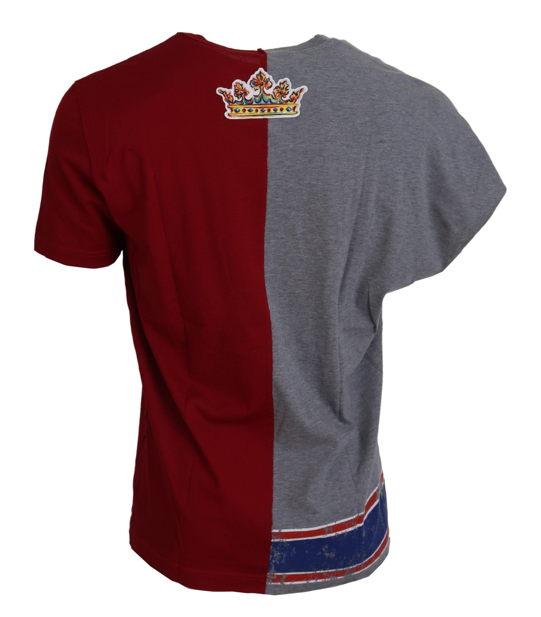 Red Gray Two Model DG Angel Crewneck T-Shirt