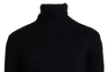 Black Gold Rollkragen Mohair Pullover Herren Sweater