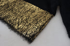 Black Gold Rollkragen Mohair Pullover Herren Sweater