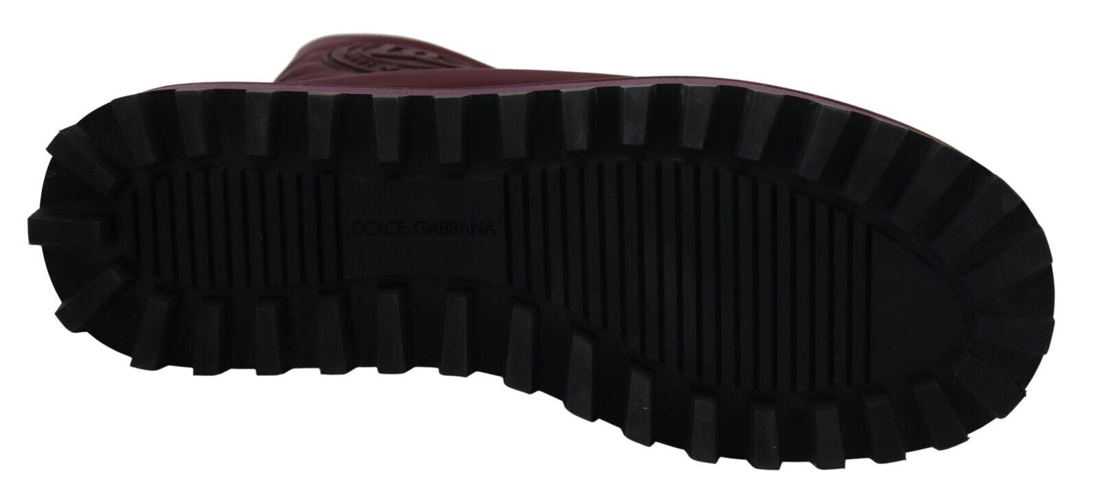 Bordeaux Nylon Stiefel gepolsterte Mid-Schuhe