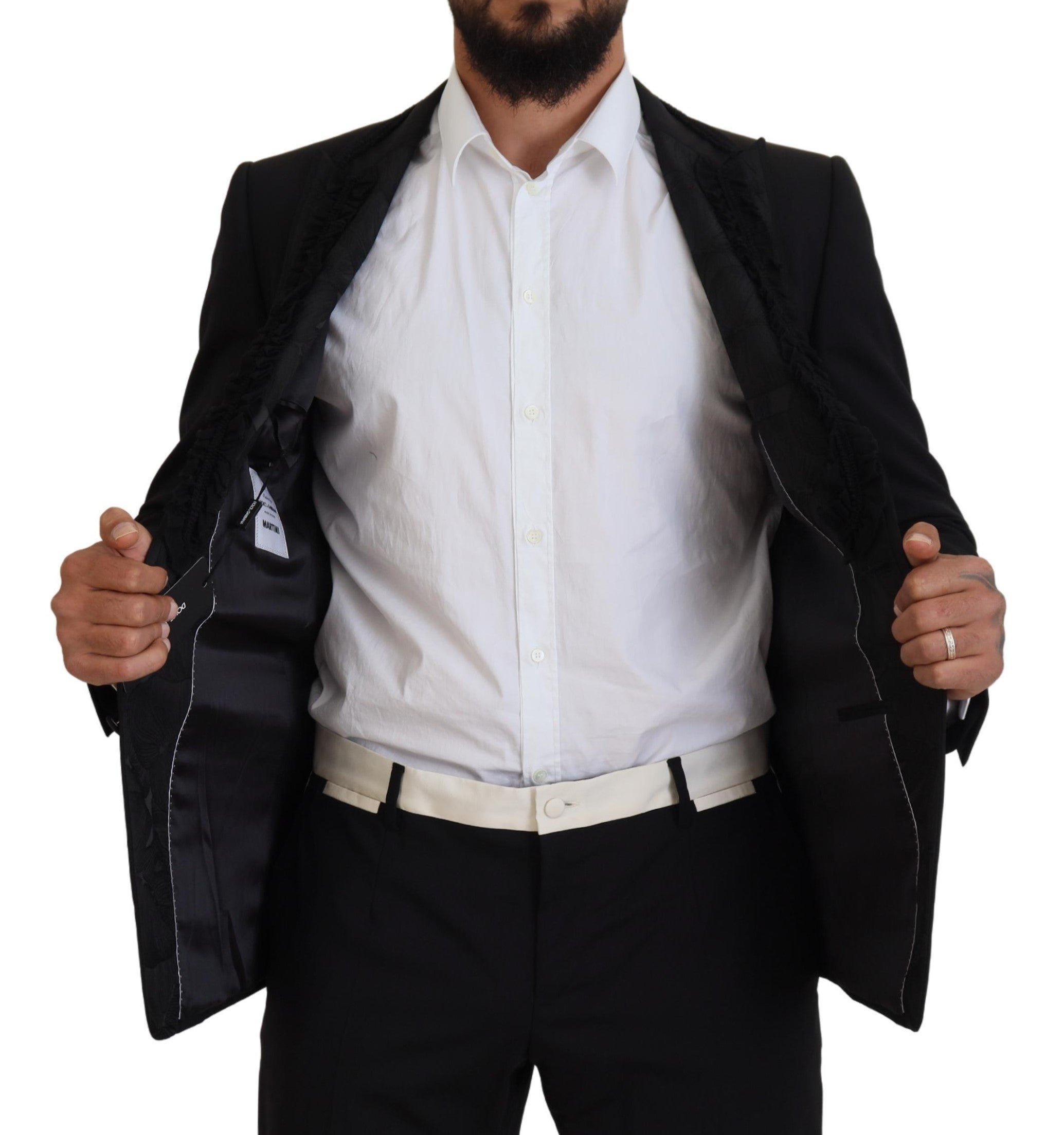 Schwarzer MARTINI Slim Fit Sakko