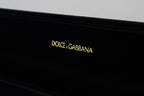Black Velvet Logo Plaque Storage Bracelet Jewelry Box